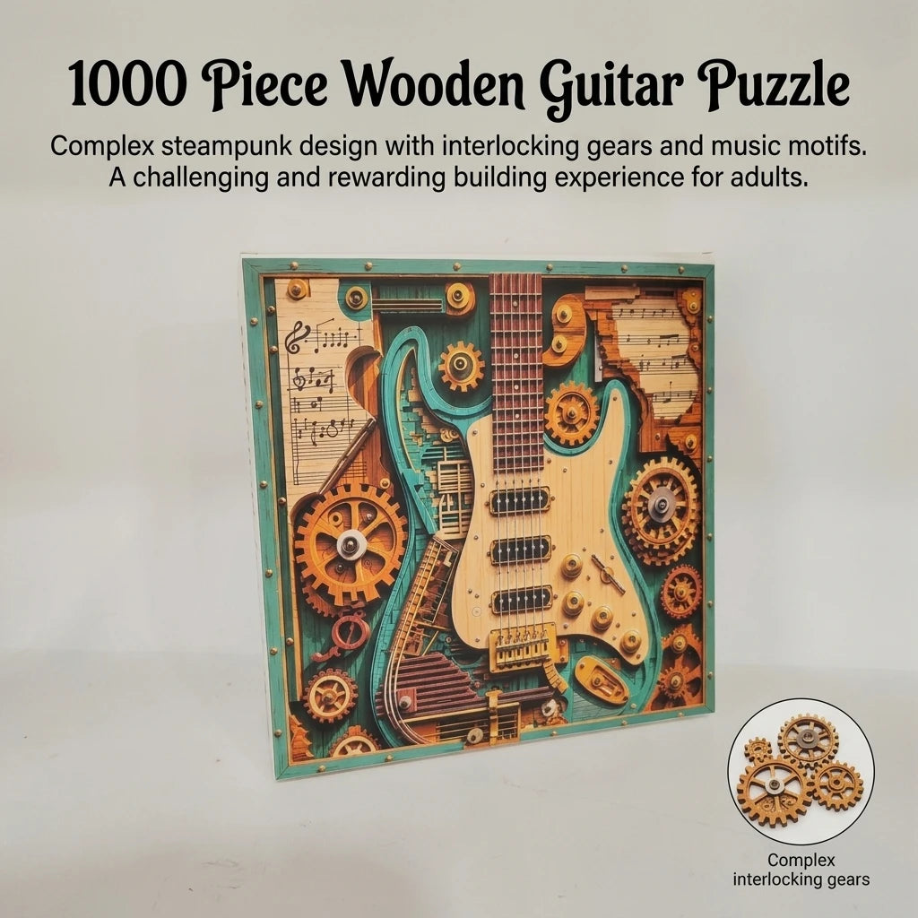 GearTune™ 🎸 Steampunk Guitar Puzzle