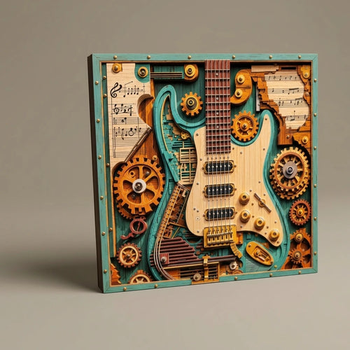 GearTune™ 🎸 Steampunk Guitar Puzzle