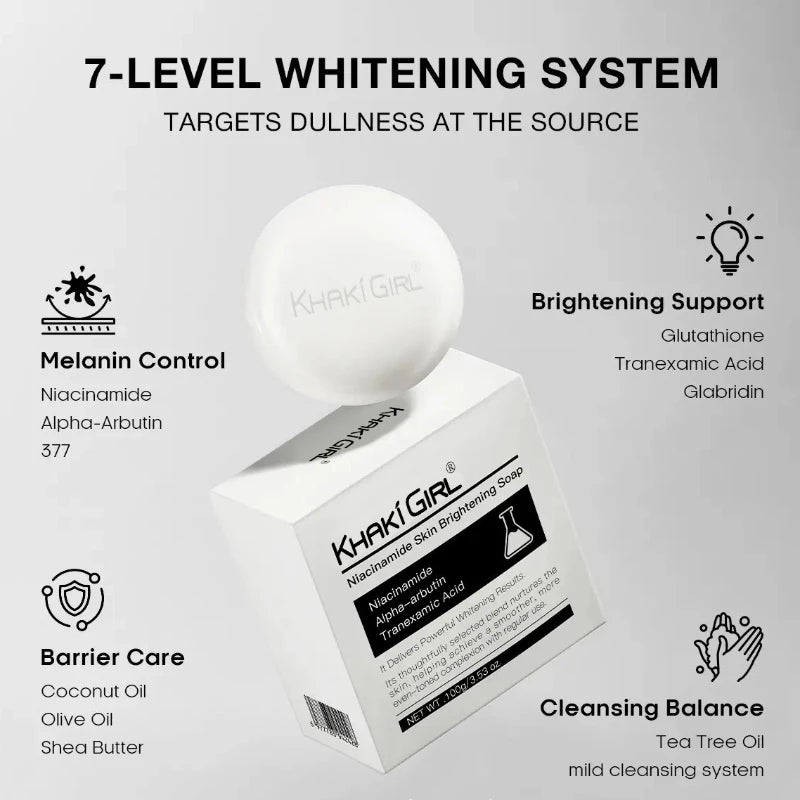 BrightBloom™ Soap ✨🧼 — Niacinamide & Alpha-Arbutin Glow