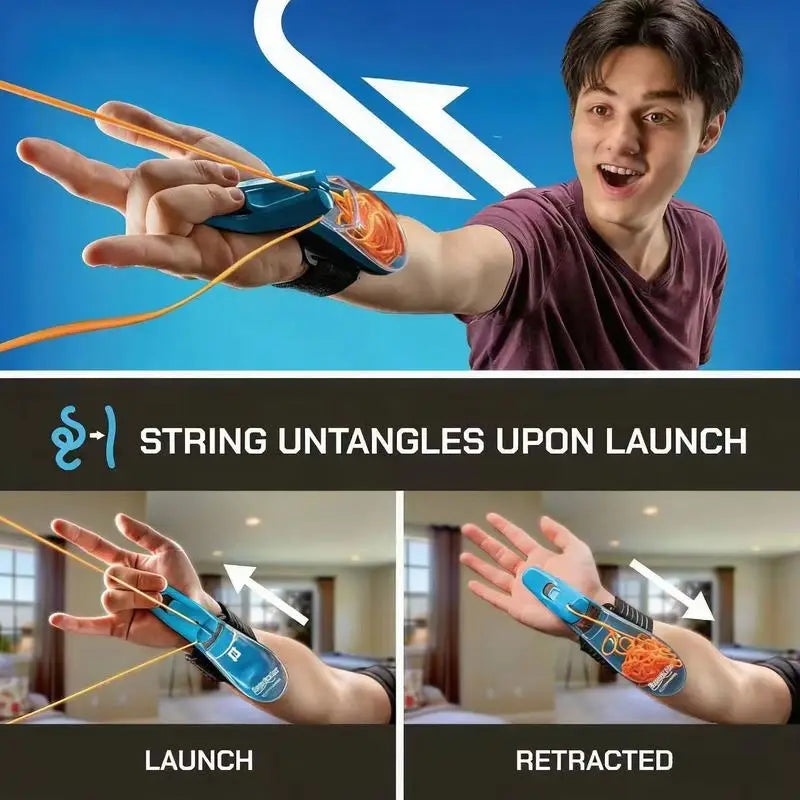 ZipFlash™ ⚡🌈 — Light-Up Wristband Shooter Toy