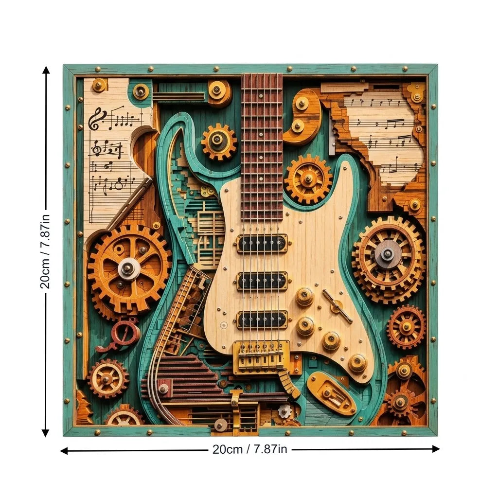 GearTune™ 🎸 Steampunk Guitar Puzzle