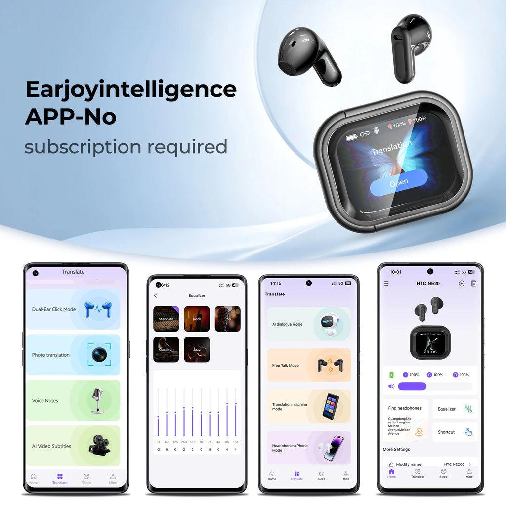 LinguaLink™ Earbuds 🌍🎧 — Smart Translation & Wireless Audio