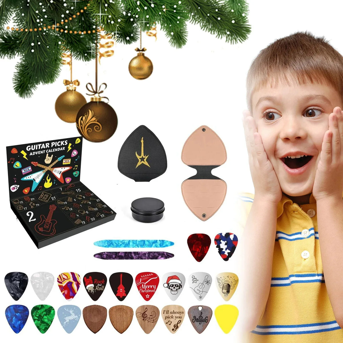 PickJoy™ 🎸🎁 — Guitar Pick Countdown Calendar
