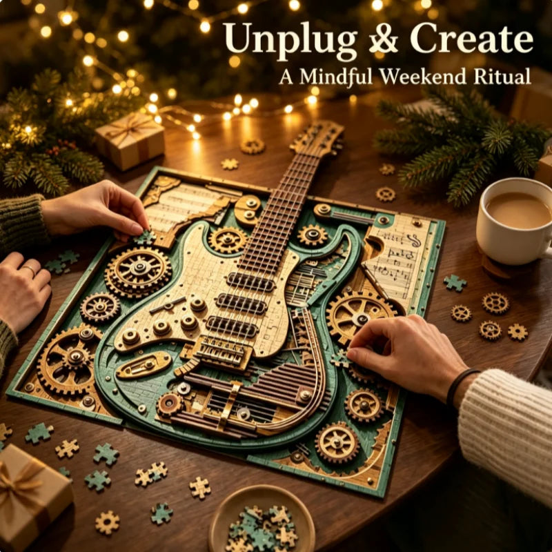 GearTune™ 🎸 Steampunk Guitar Puzzle