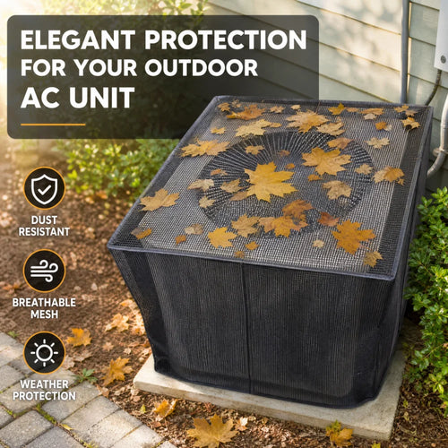 MeshMate™ 🌬️✨ — Breathable, Weather-Ready AC Cover